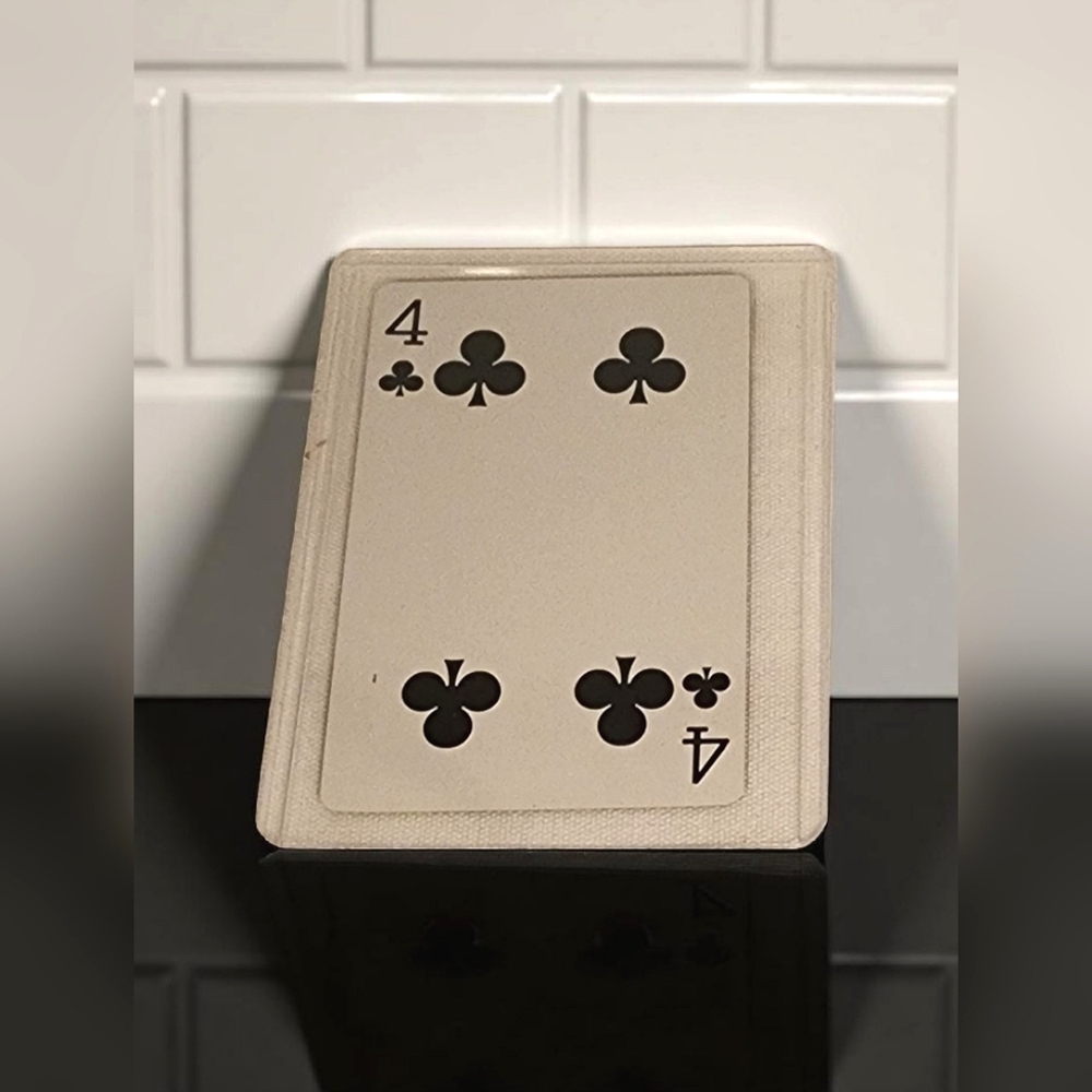 Tiffany & Co. 4 Of Clubs Playing Card